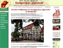Tablet Screenshot of harzer-jaegerstube.de